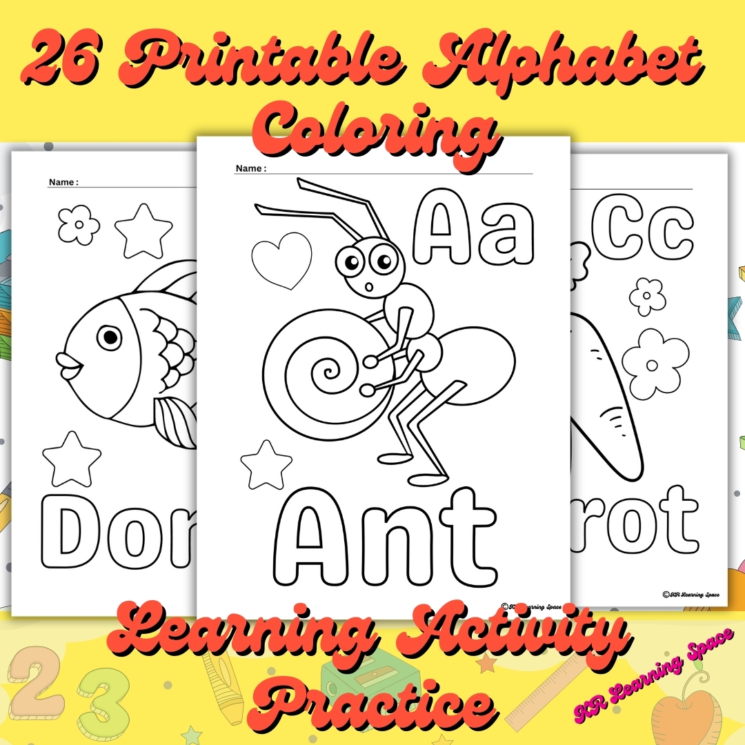 26 Printable Alphabet Coloring Pages Worksheets For Kids Preschool 26 Printable Alphabet Coloring Pages Worksheets For Kids Preschool