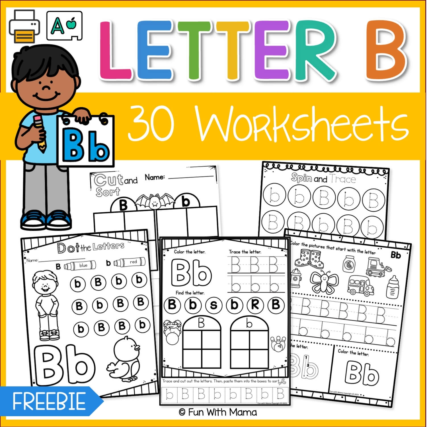 30 Free Letter B Worksheets
