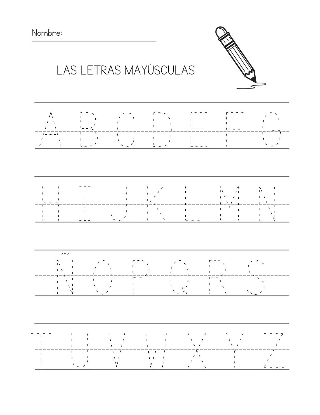A Guide To The Alphabet In Spanish With Free Printables A Guide To The Alphabet In Spanish With Free Printables