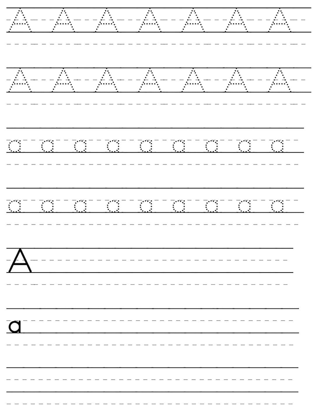ABC Letter Tracing Worksheets Alphabet Tracing Letter Sheet 