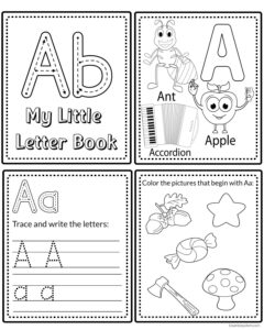 Alphabet Book Printables Preschool