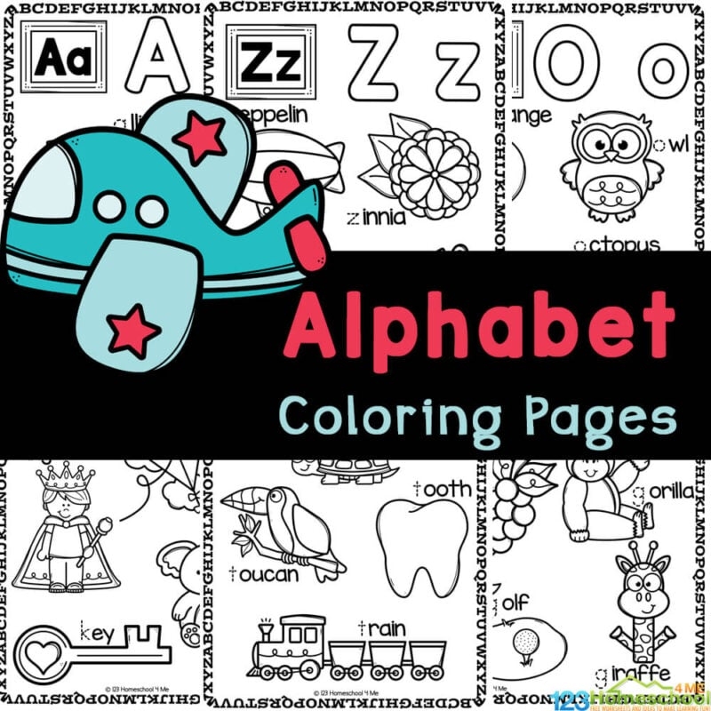 Printable Preschool Alphabet Letters