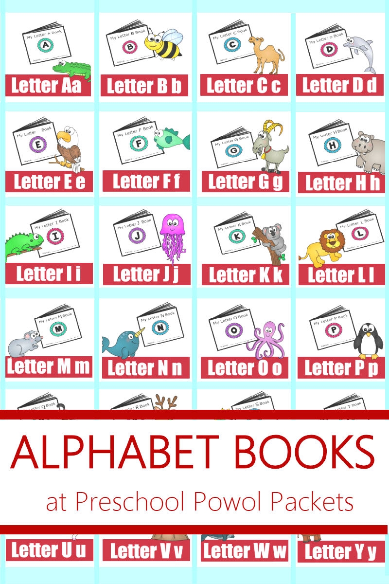 Alphabet Books Printable Preschool