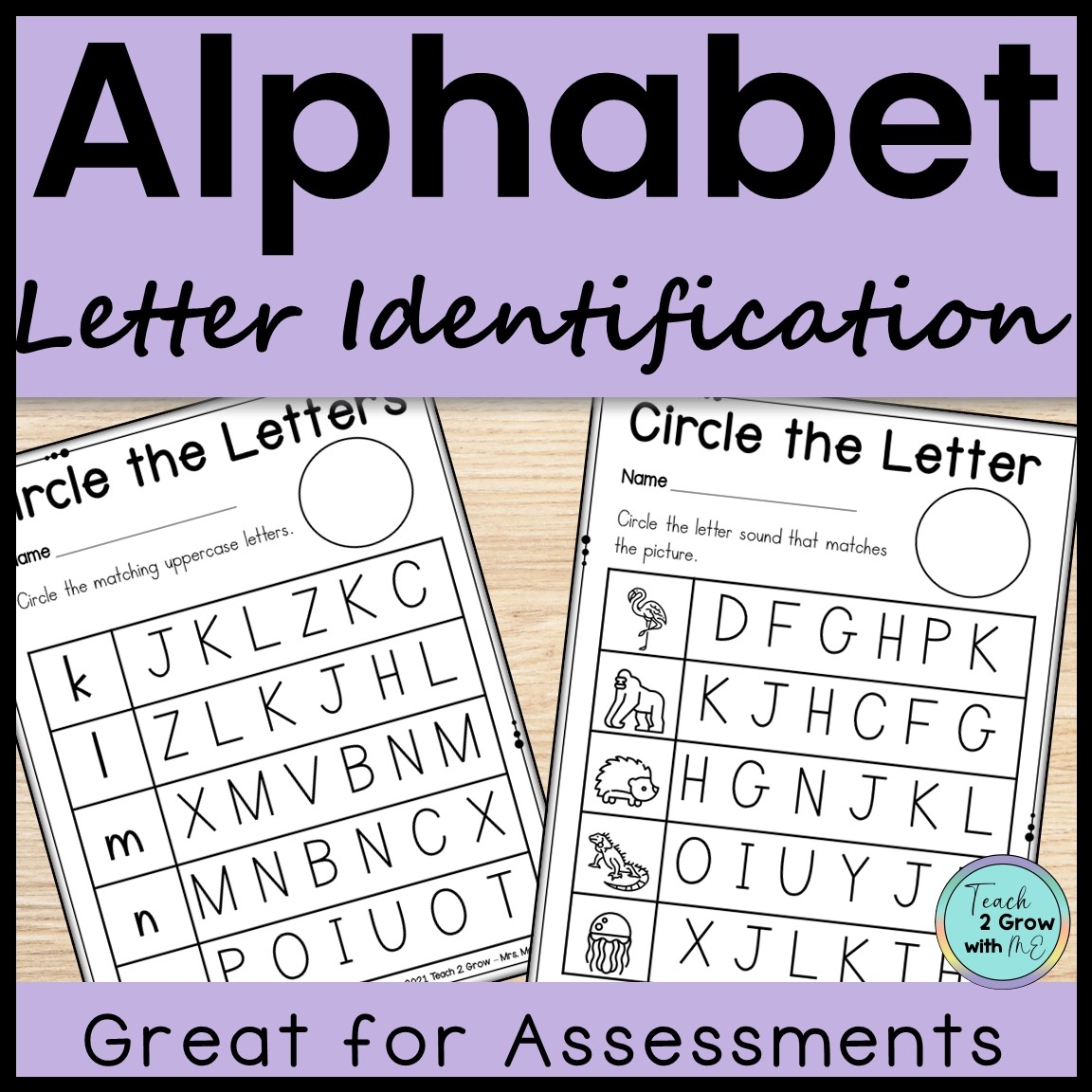 Alphabet Letter And Beginning Letter Sounds Recognition Kindergarten Assessment Made By Teachers