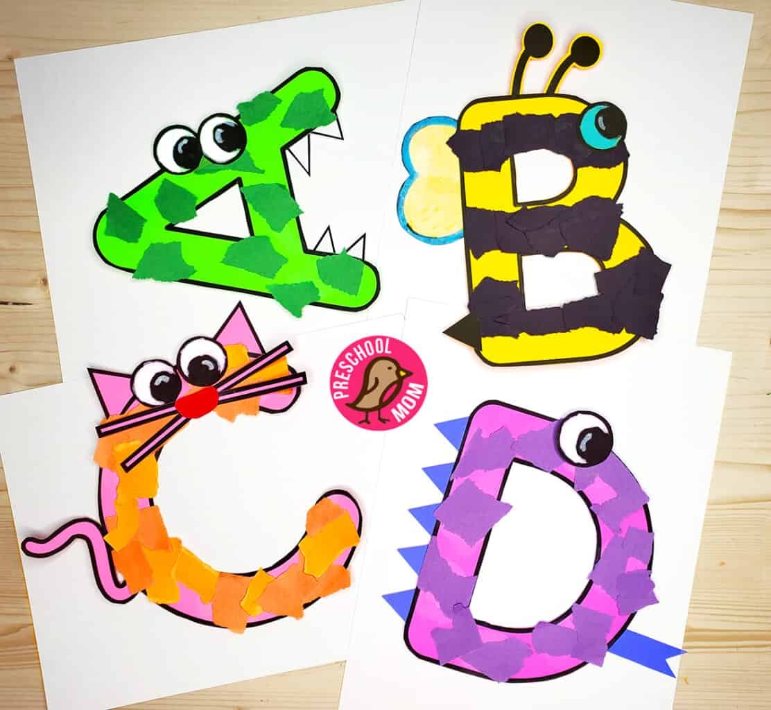 Alphabet Crafts For Preschoolers Printable
