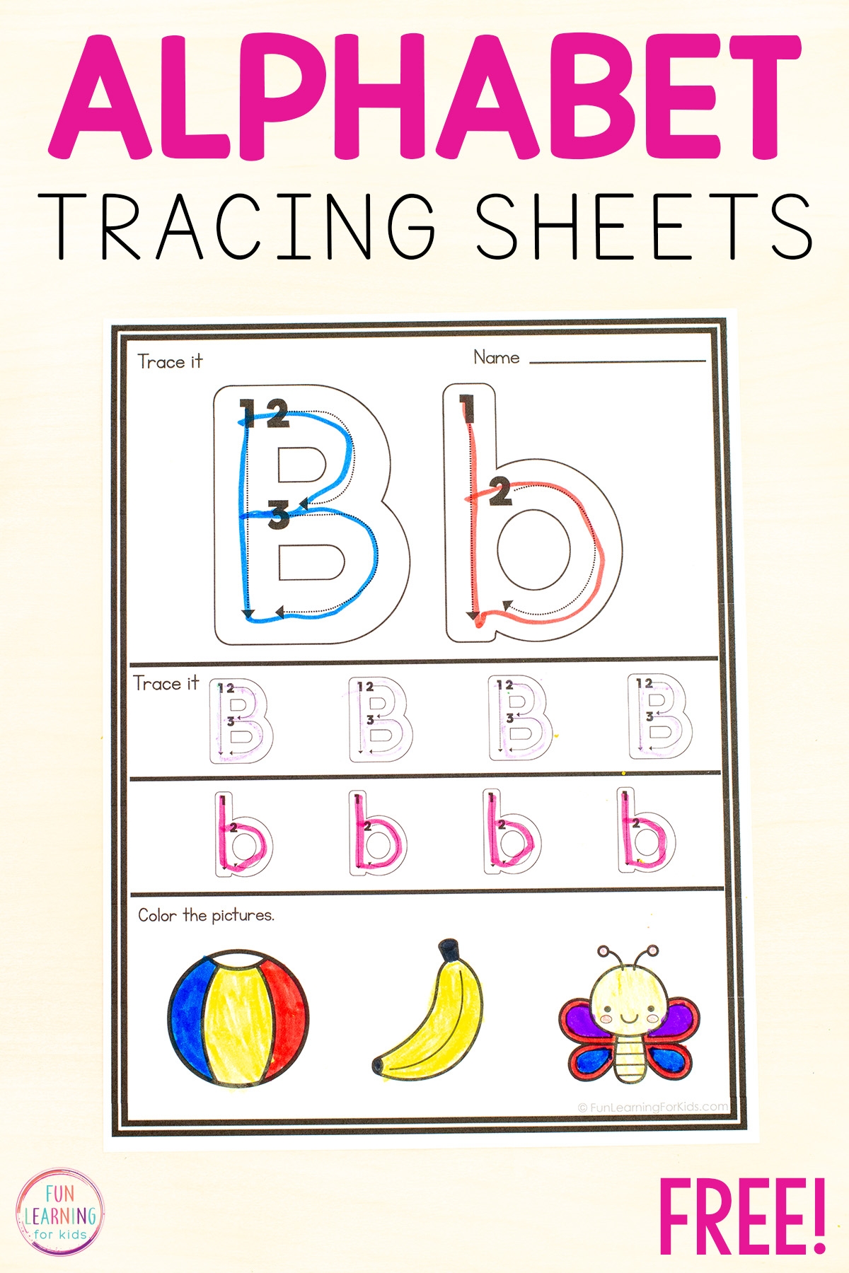Printable Alphabet Tracing Sheets For Preschoolers