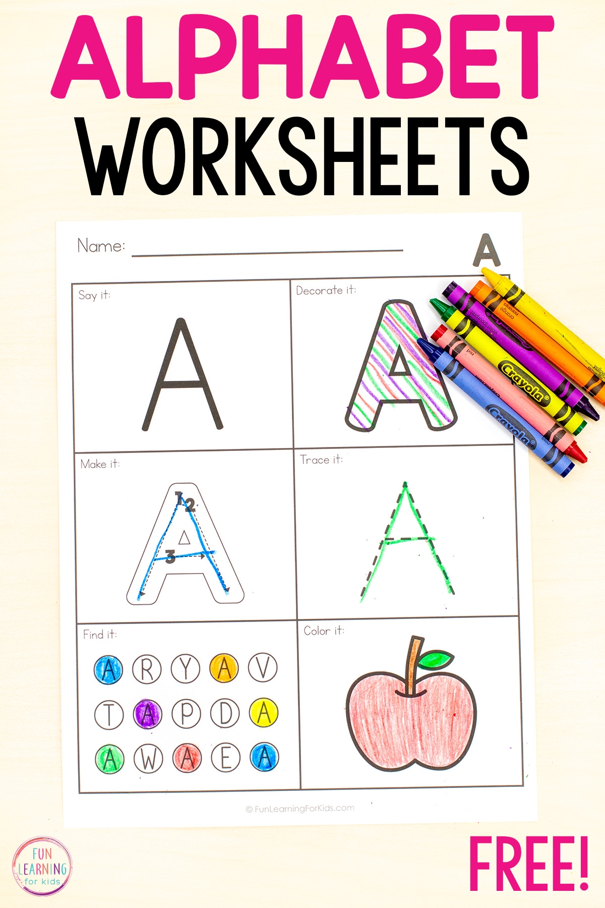 Alphabet Activities For Preschoolers Printable