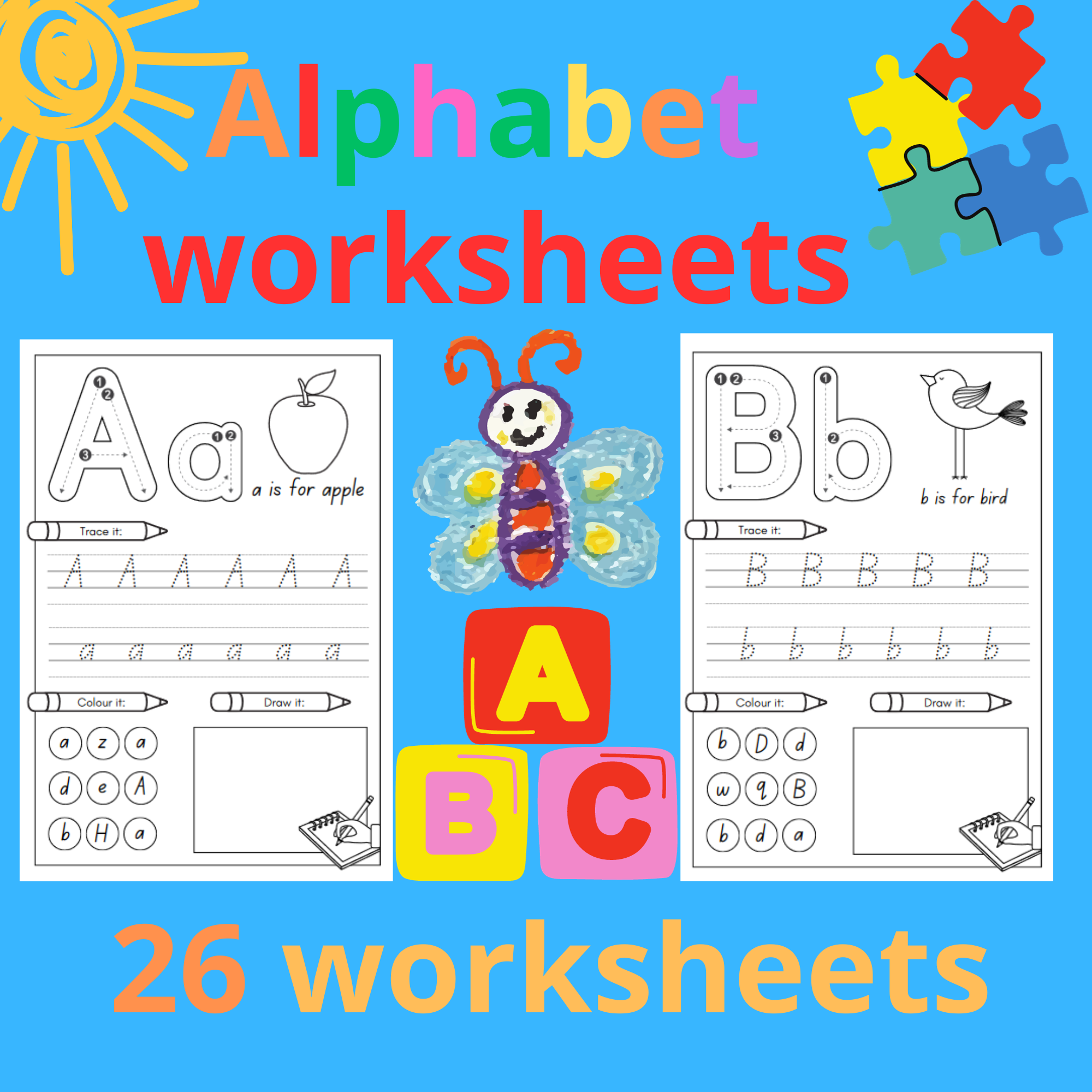 Alphabet Practice Worksheets Kindergarten Letter Morning Work ESL Made By Teachers Alphabet Practice Worksheets Kindergarten Letter Morning Work ESL Made By Teachers