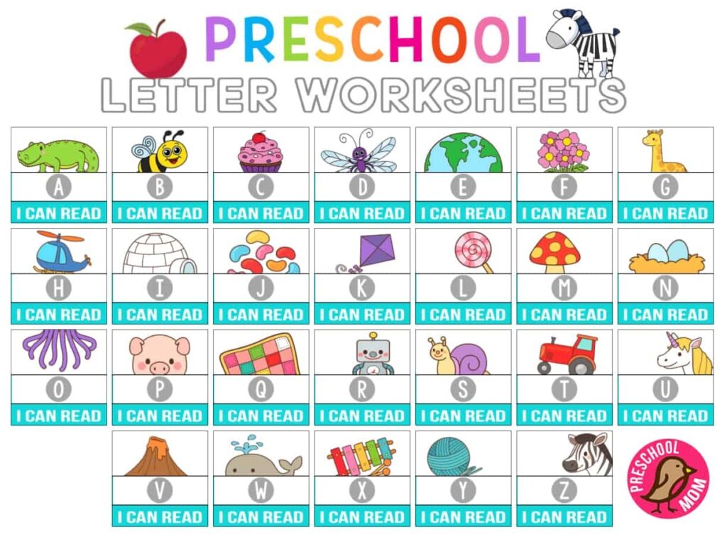 Preschool Activities Alphabet Printables