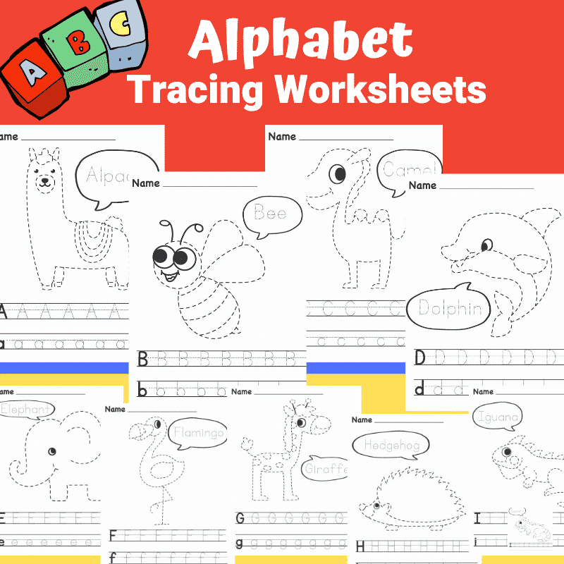 Preschool Printables Alphabet Tracing