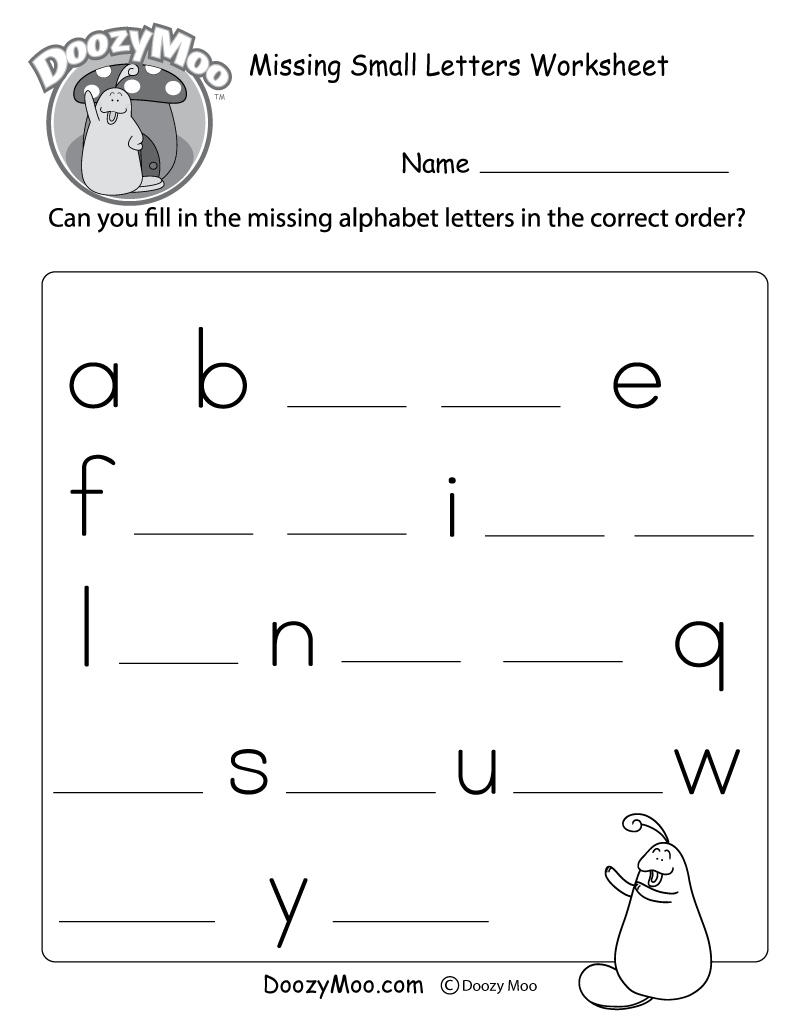 Alphabet Worksheets Free Printables Doozy Moo
