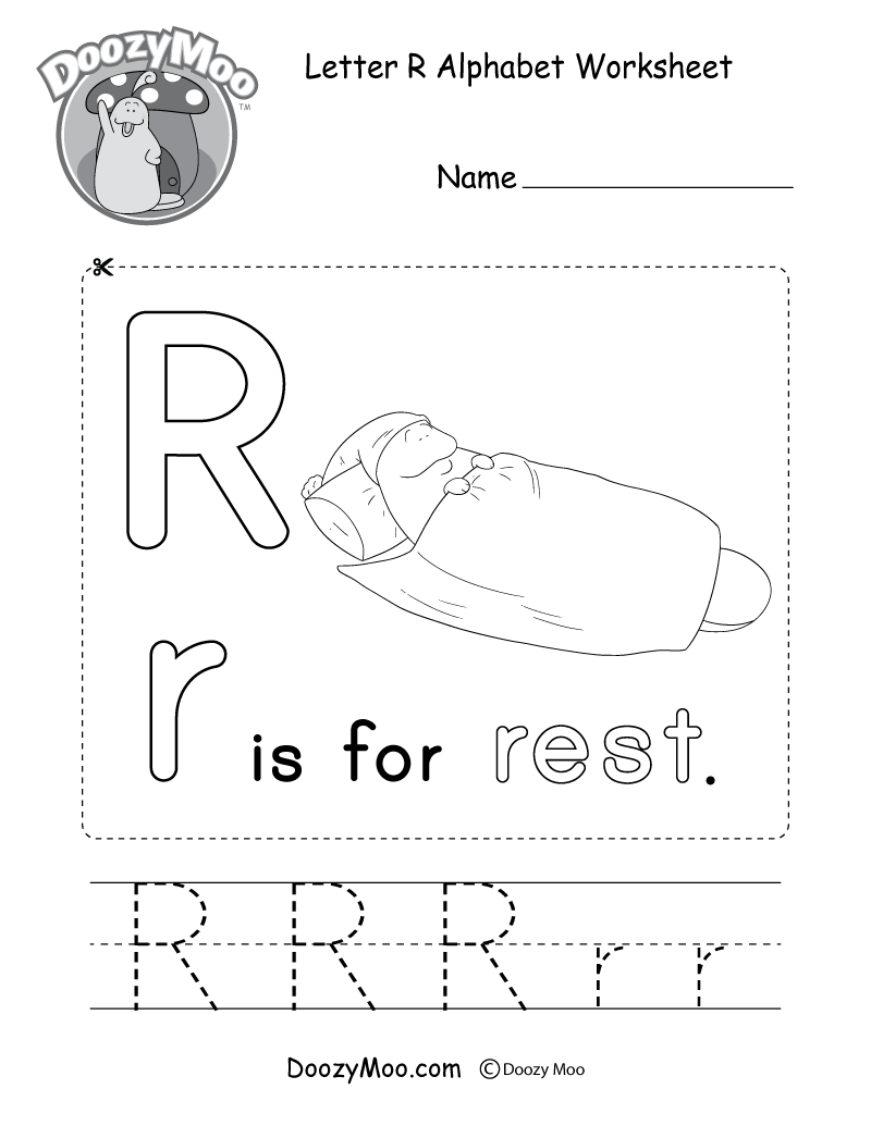 Printable Alphabet Worksheets For Preschoolers