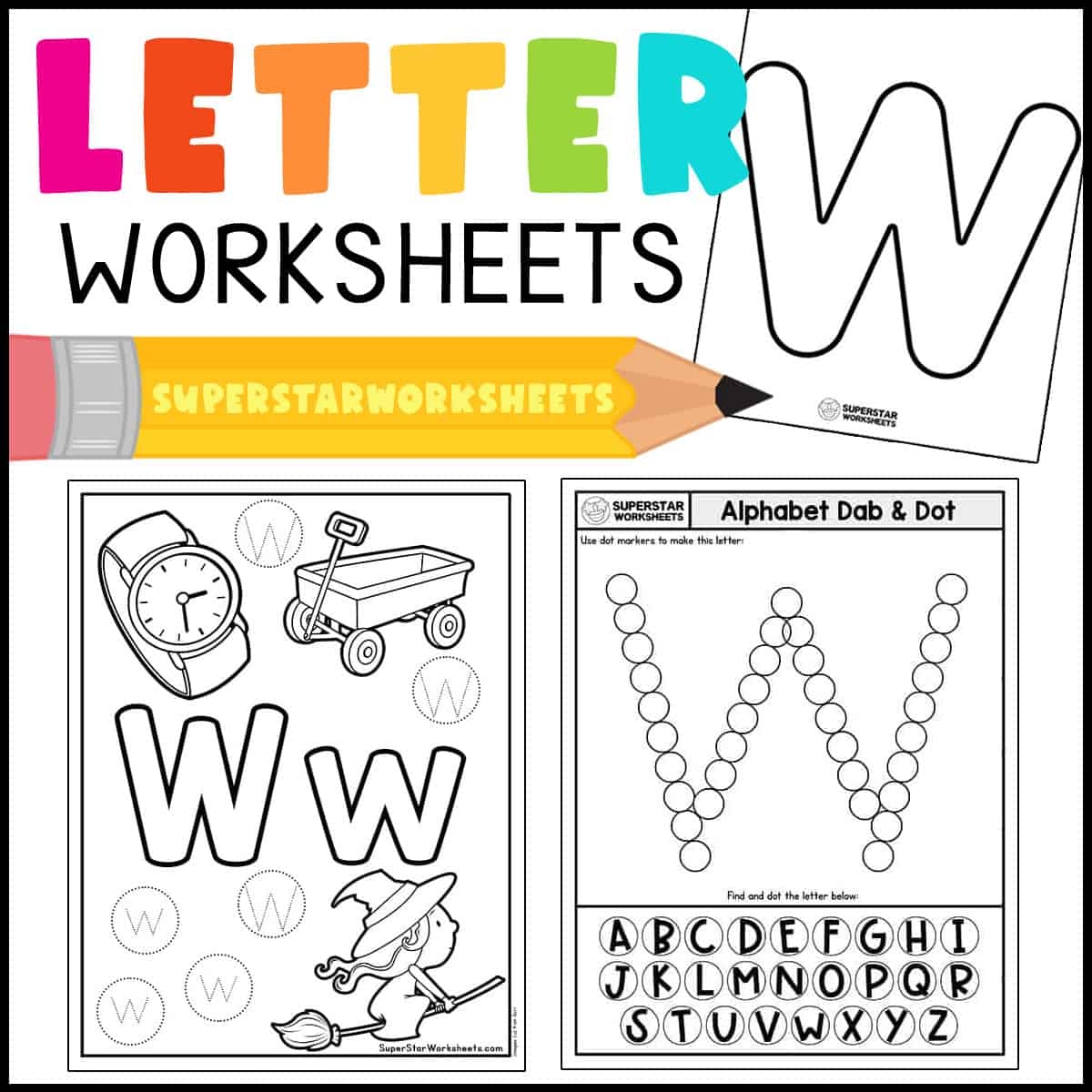Free Printable Easy Alphabet Worksheets