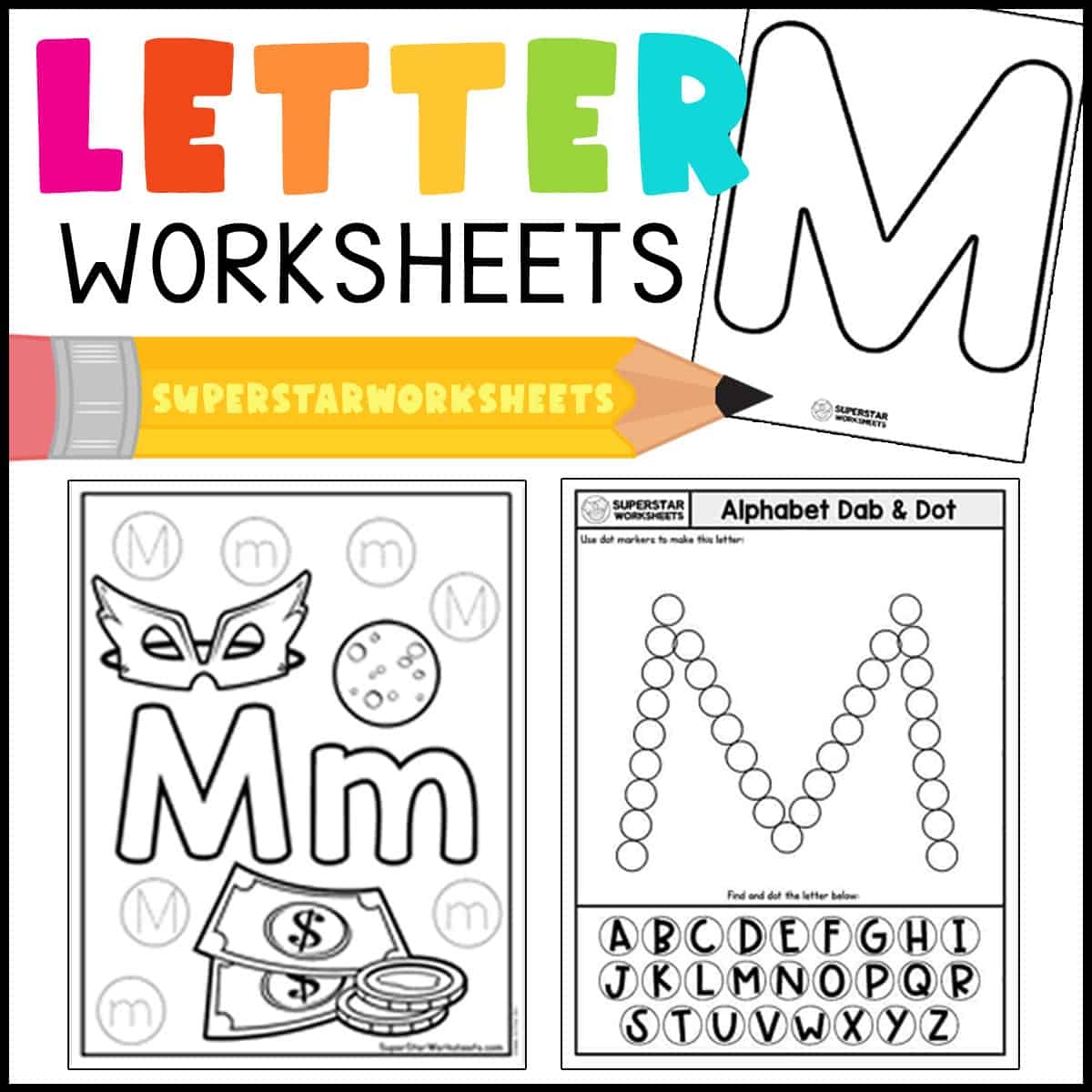 Printable Worksheet For Preschool Alphabets