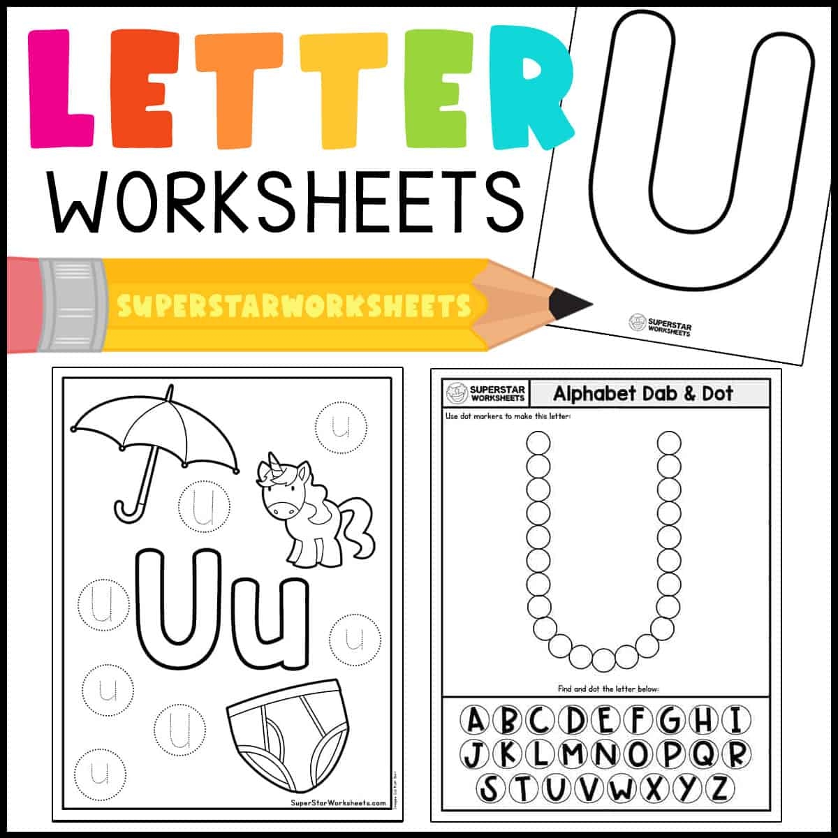 Alphabet Worksheets Superstar Worksheets