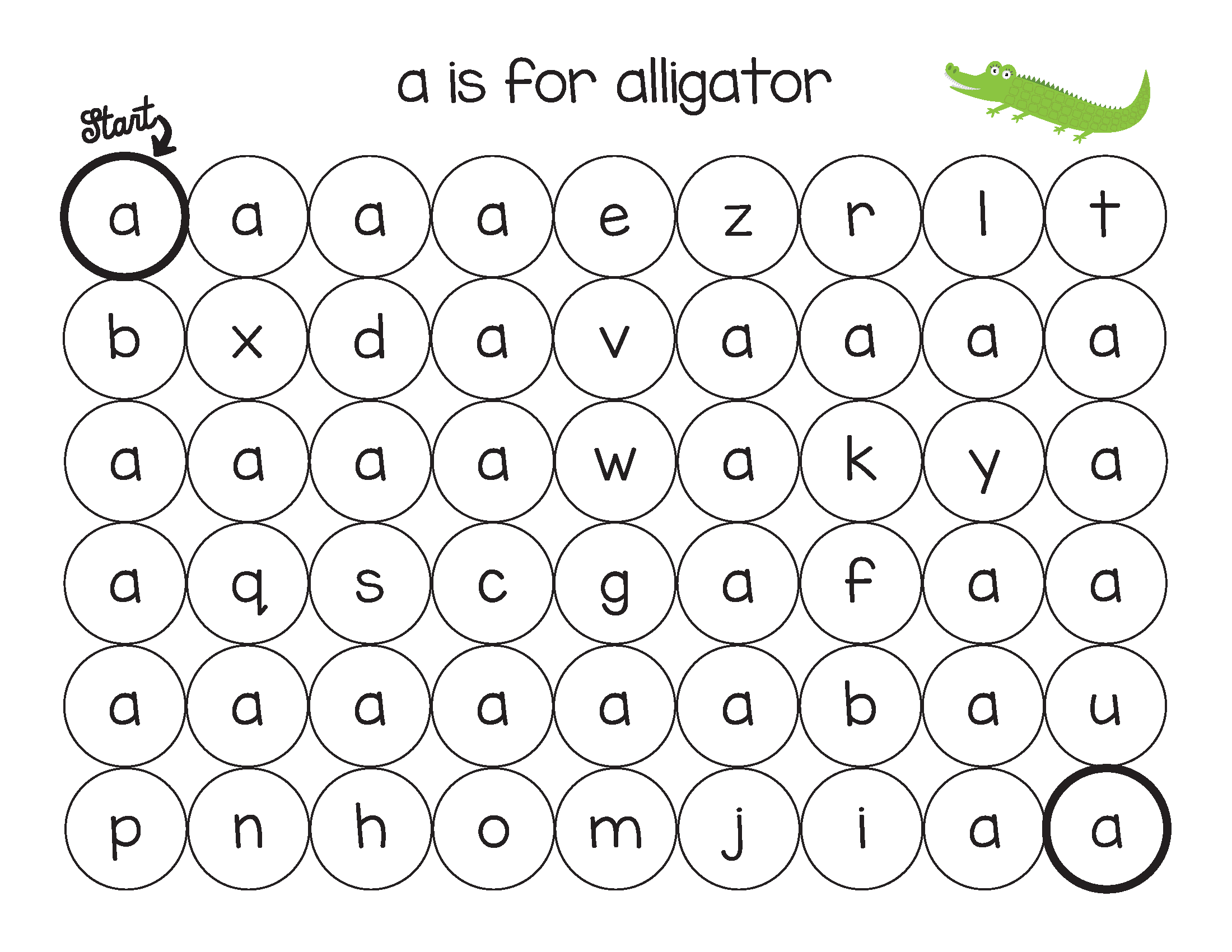 Preschool Alphabet Dot To Dot Printables
