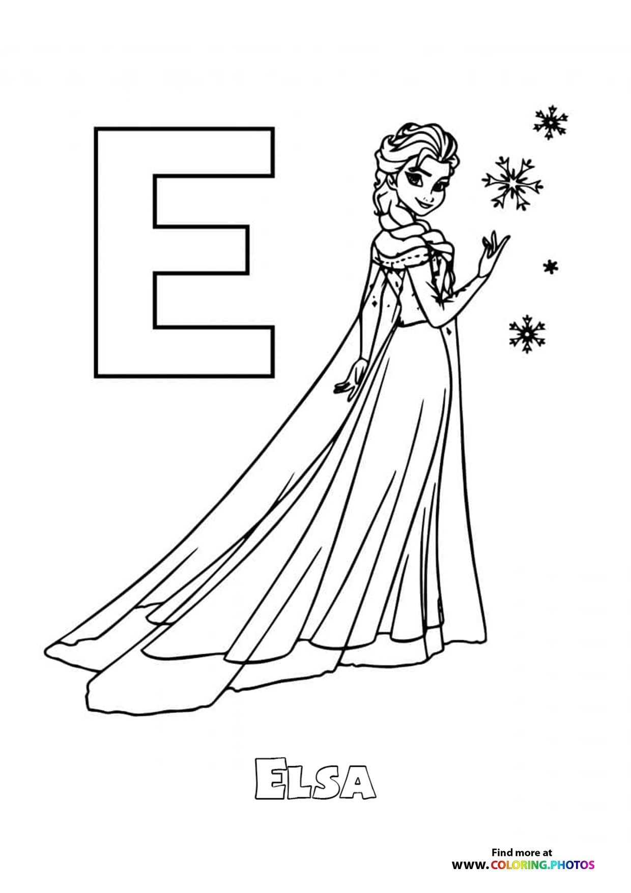 Disney ABC Letters Coloring Pages Free And Easy Print Or Download
