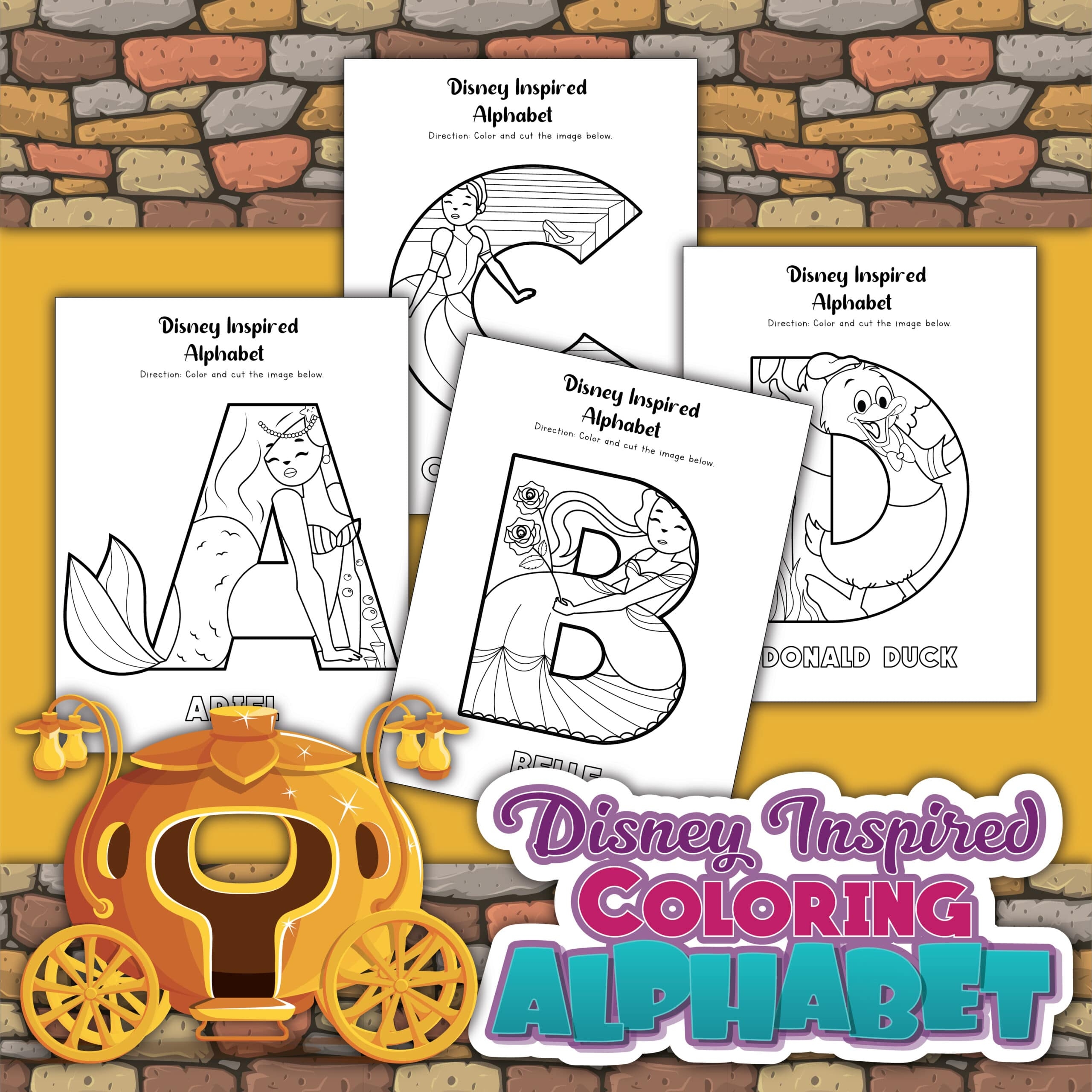 Free Printable Disney Alphabet Worksheets