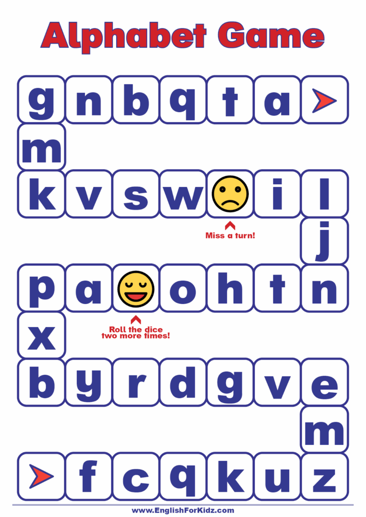 Alphabet Games Preschool Printable