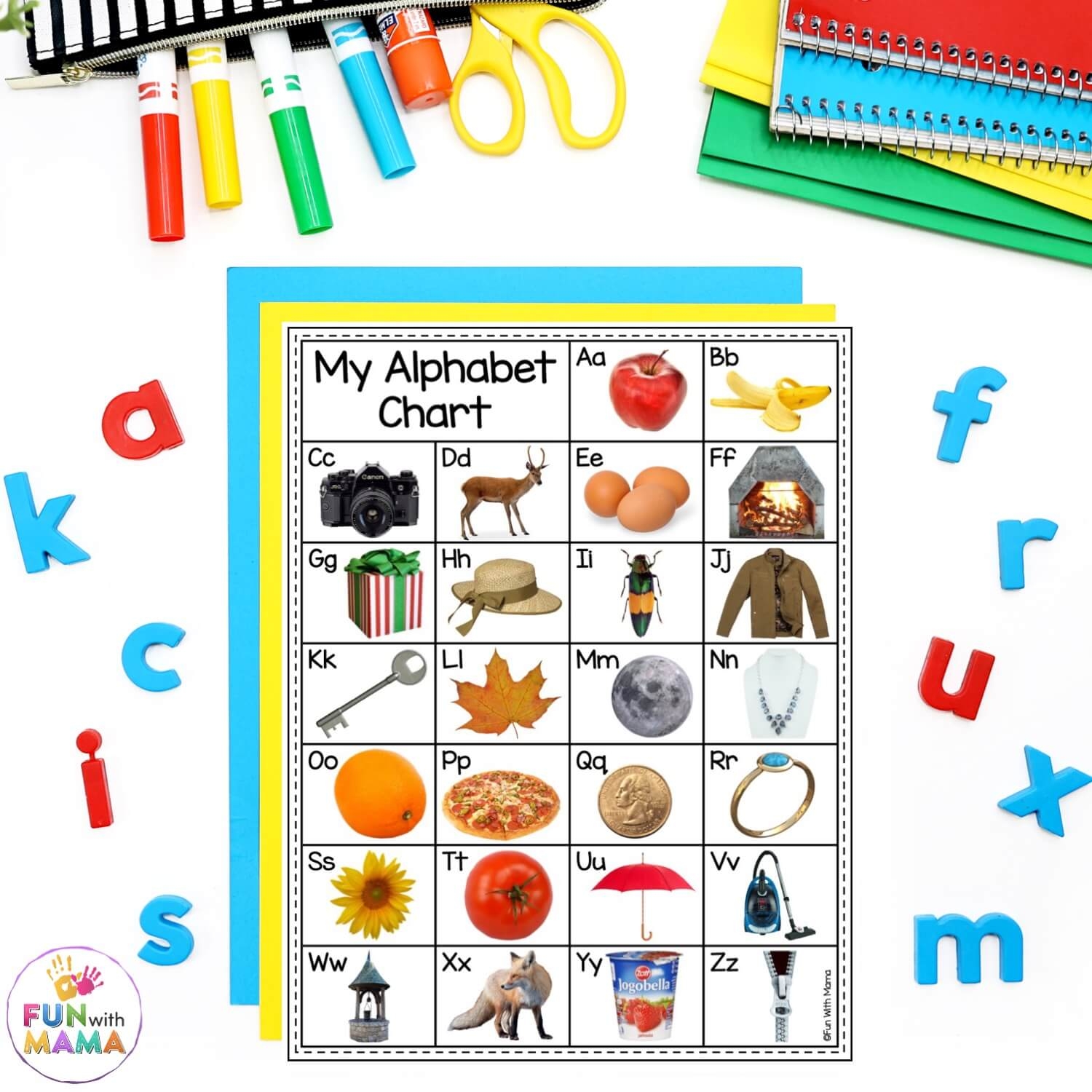 Preschool Alphabet Chart Free Printable Preschool Alphabet Chart Free Printable