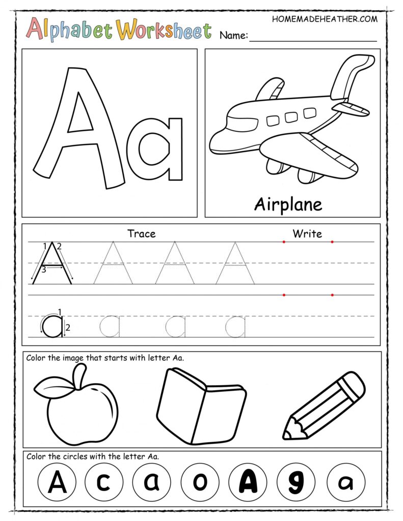 Free Printable Alphabet Worksheets For Preschool