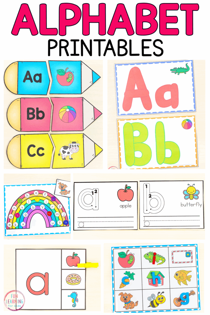 Printable Alphabet Games For Preschoolers