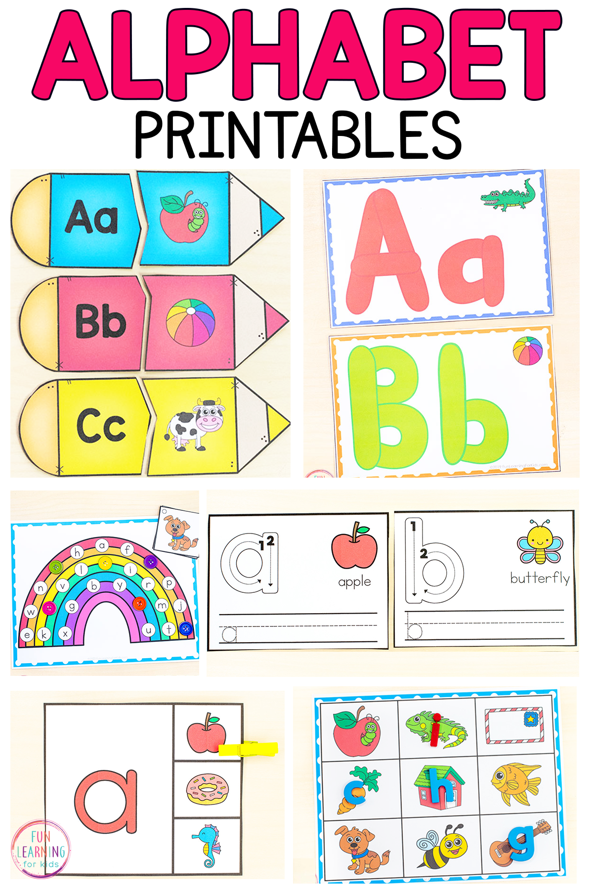 Free Alphabet Worksheets For Kindergarten