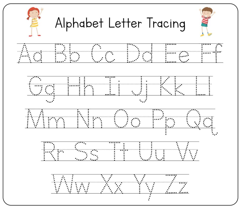 Free Tracing Alphabet Printables For Preschoolers