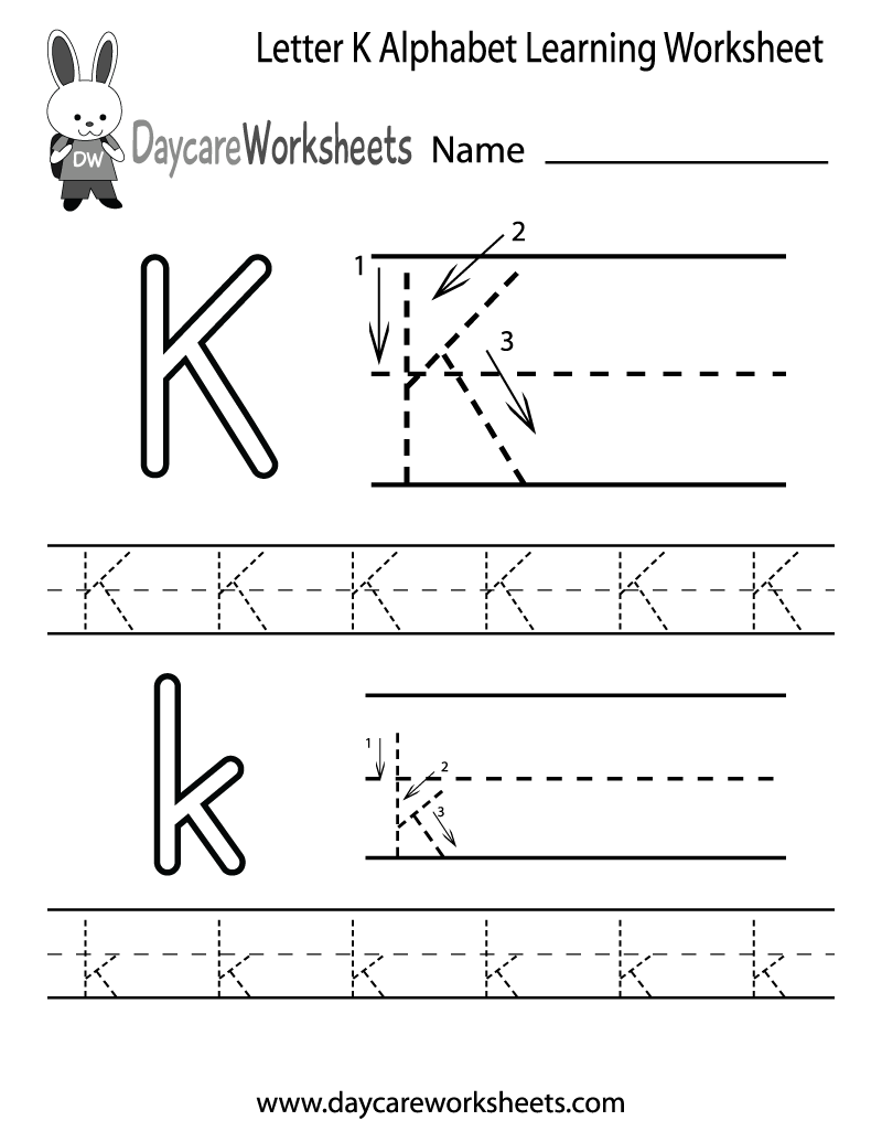 Alphabet Preschool Printable Worksheets