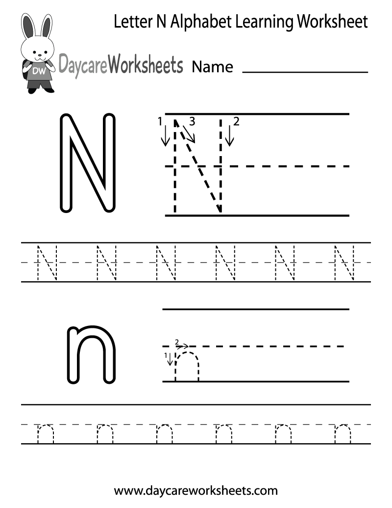 Printable Preschool Worksheets Alphabet