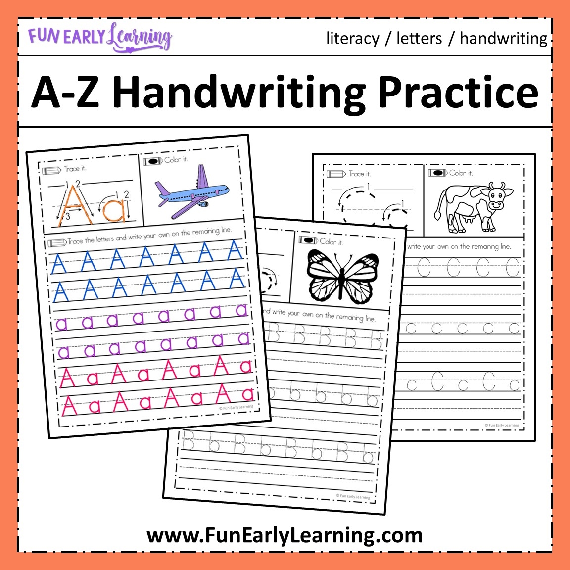 Free Alphabet Writing Worksheets Printable