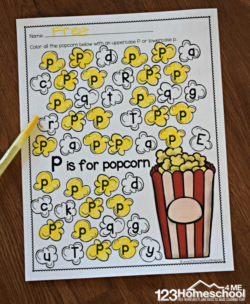 Free Printable Alphabet Recognition Worksheets