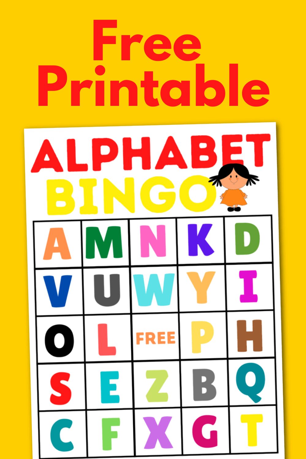 Free Printable Alphabet Bingo Game Two Kids And A Coupon