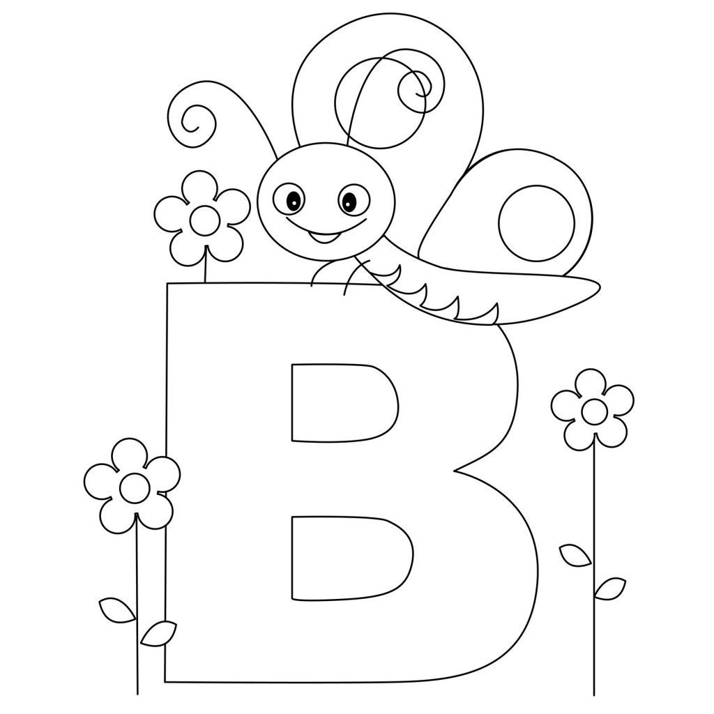 Printable Alphabet Preschool Coloring Pages