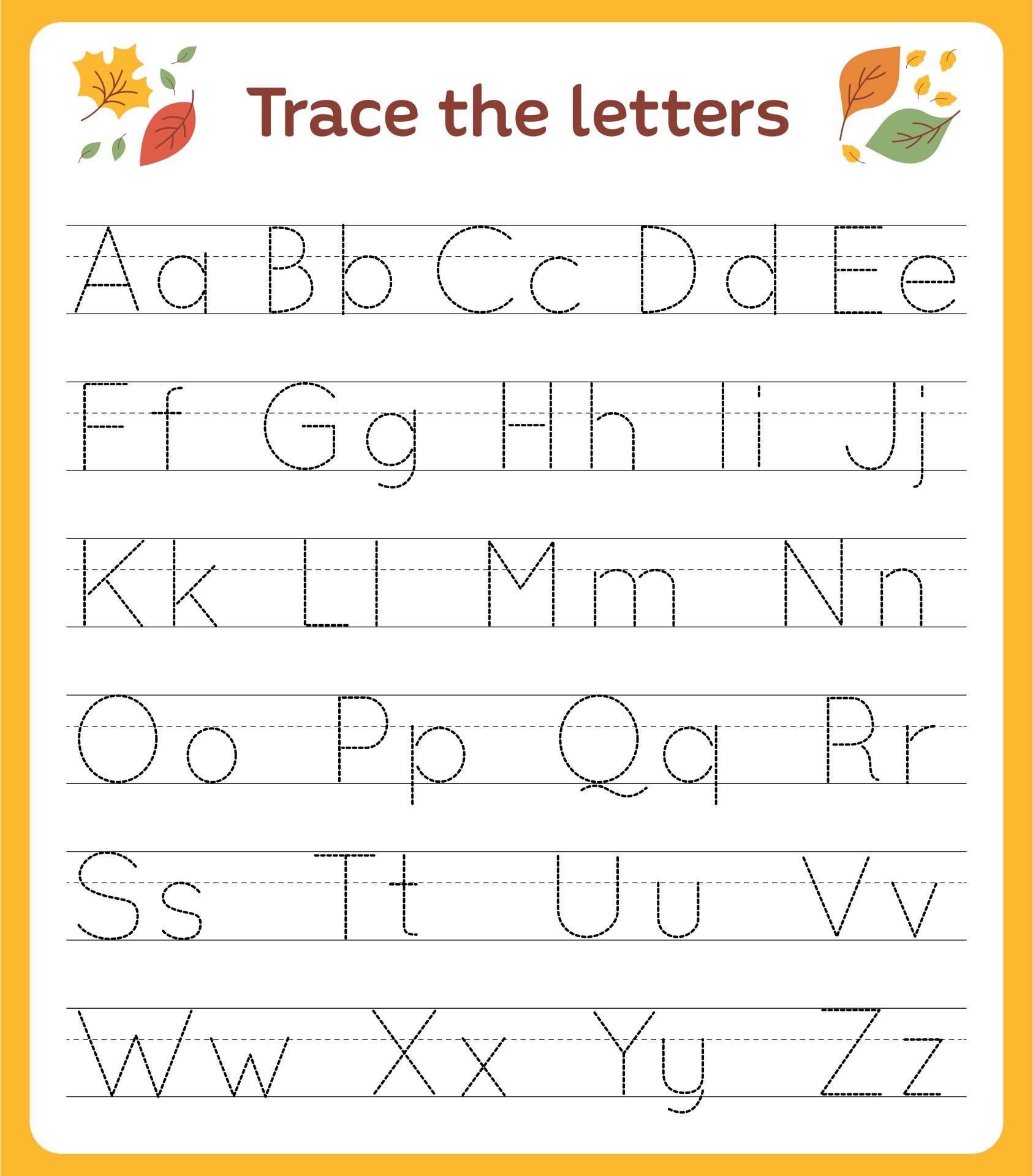 Preschool Free Printable Worksheets Alphabet