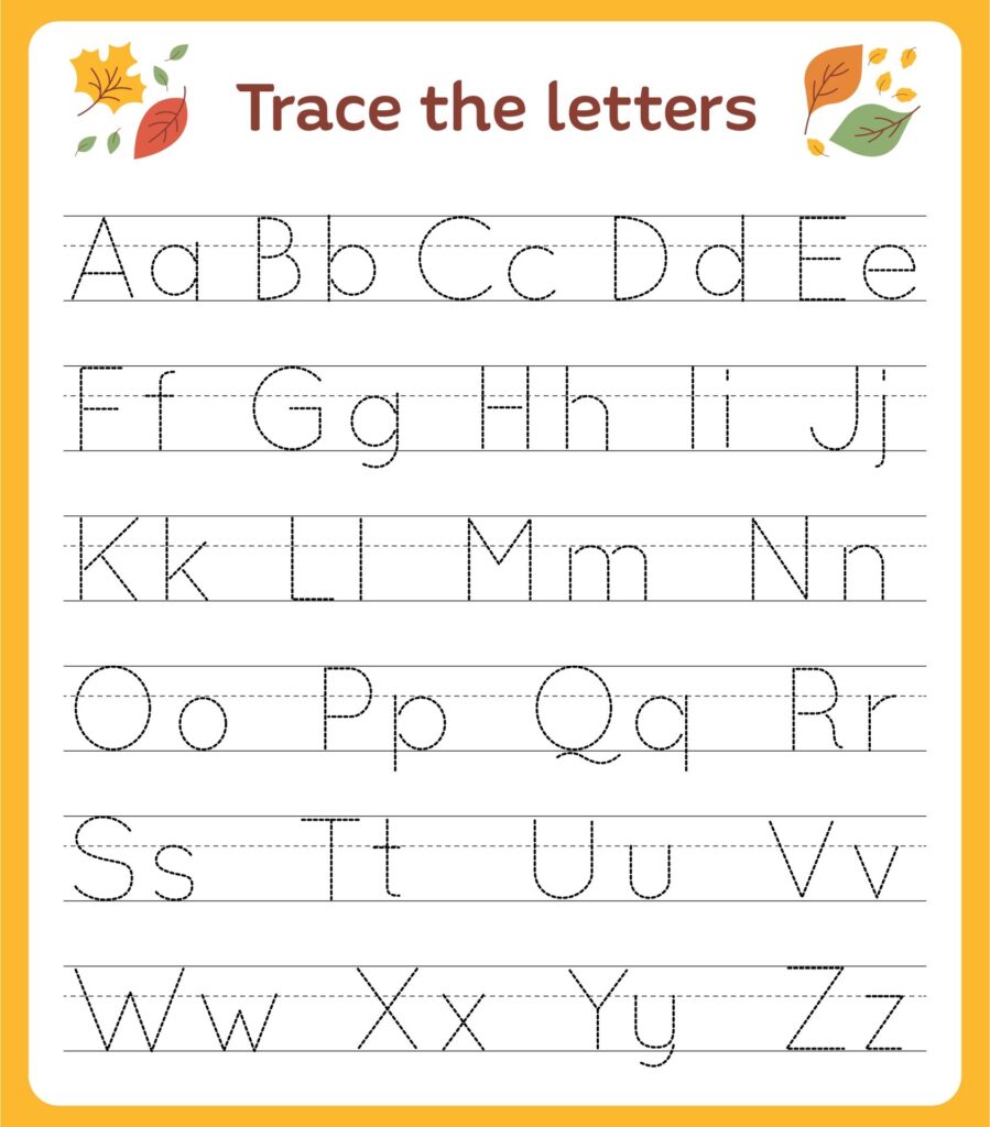Printable Alphabet Worksheets For Kindergarten