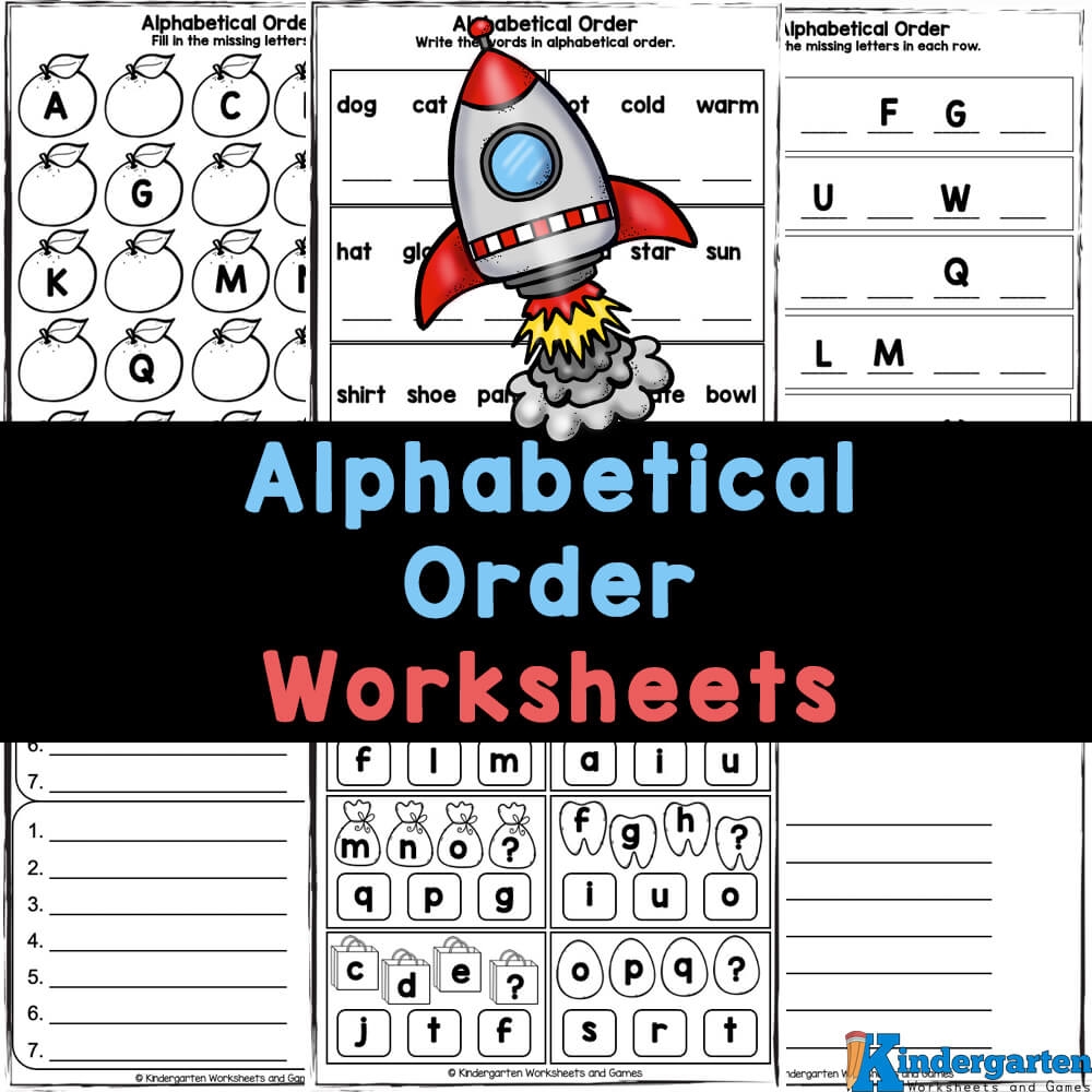 FREE Printable Alphabetical Order Worksheets For Kindergarten FREE Printable Alphabetical Order Worksheets For Kindergarten
