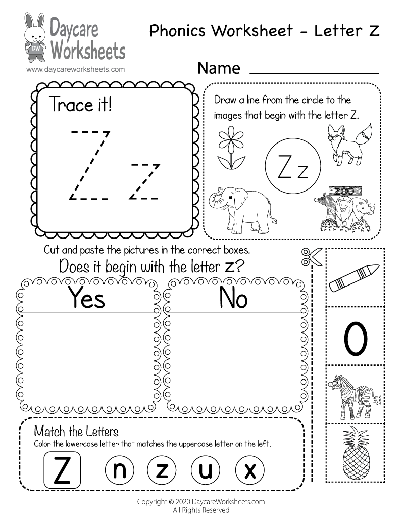 Free Printable Alphabet Phonics Worksheets Free Printable Alphabet Phonics Worksheets