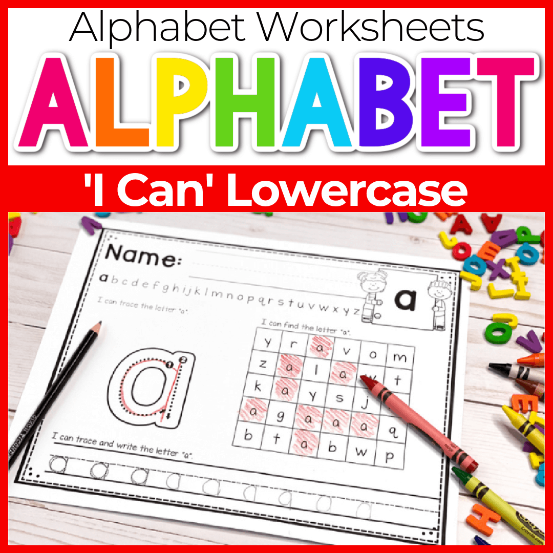 Free Printable Lowercase Alphabet Worksheets