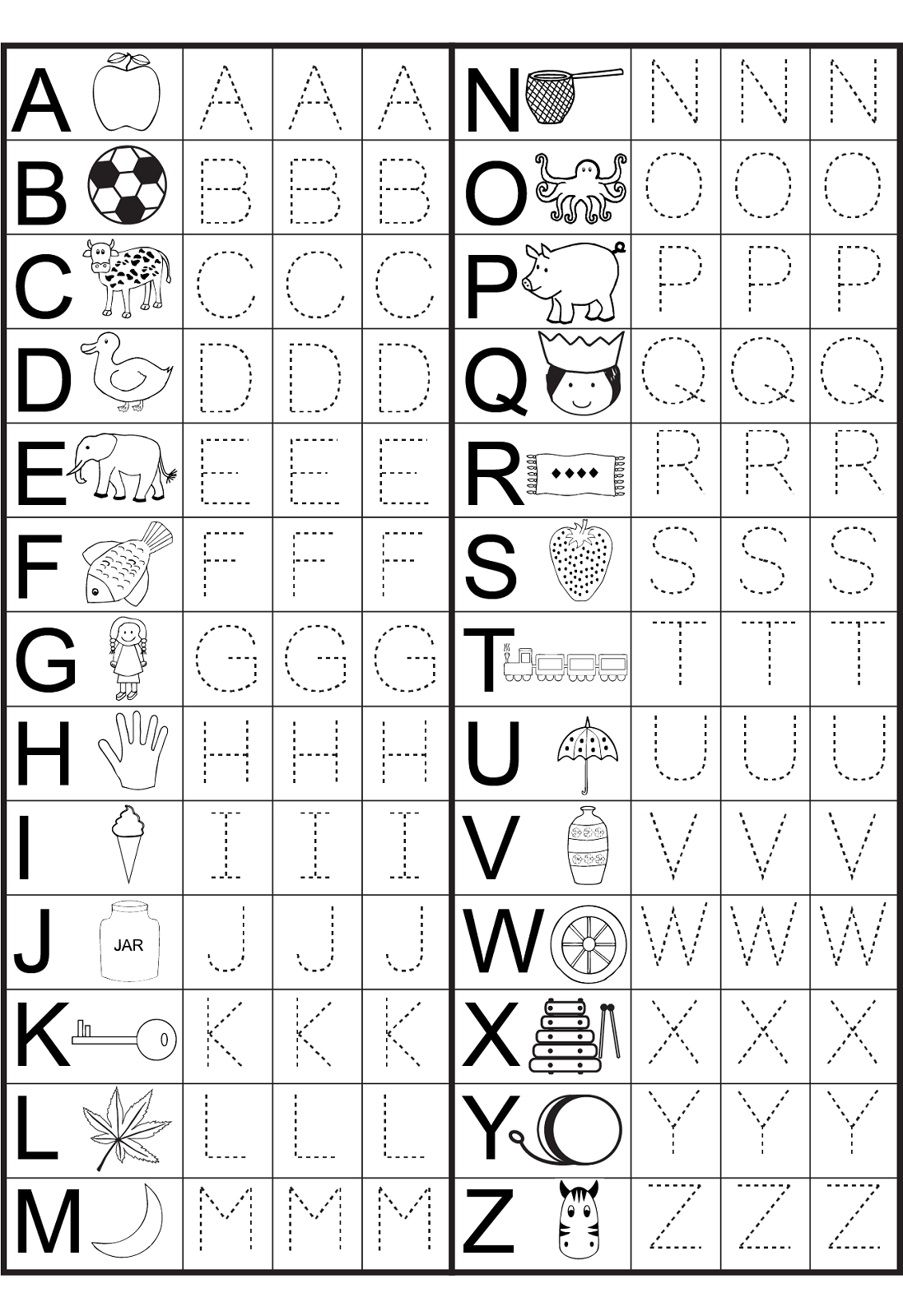 Kindergarten Alphabet Worksheets Printable Activity Shelter Worksheets Library