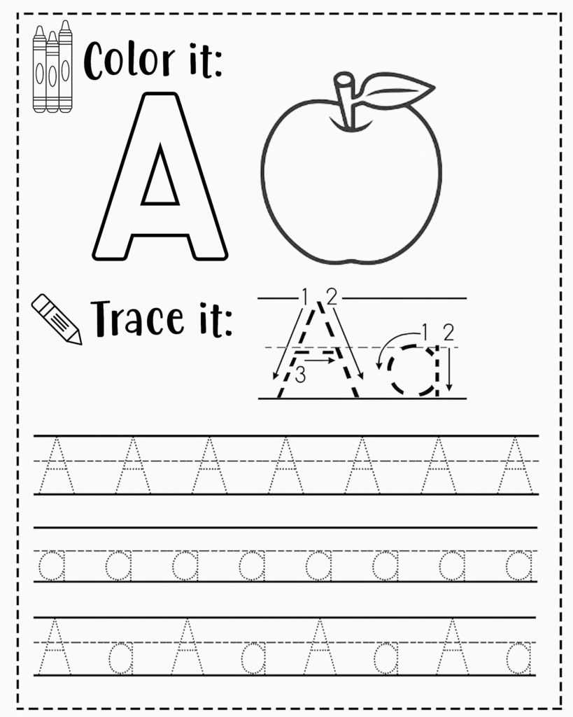 Letter A Alphabet Tracing Worksheets Free Printable PDF Worksheets Library Letter A Alphabet Tracing Worksheets Free Printable PDF Worksheets Library
