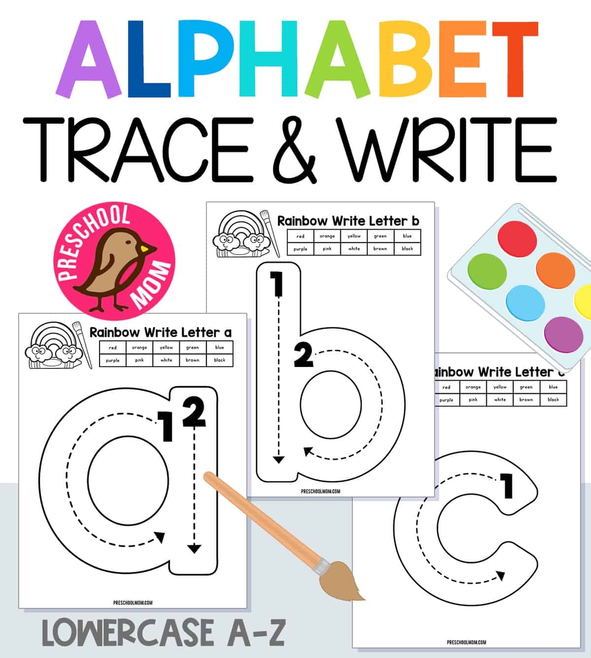Free Printable Preschool Alphabet Tracing