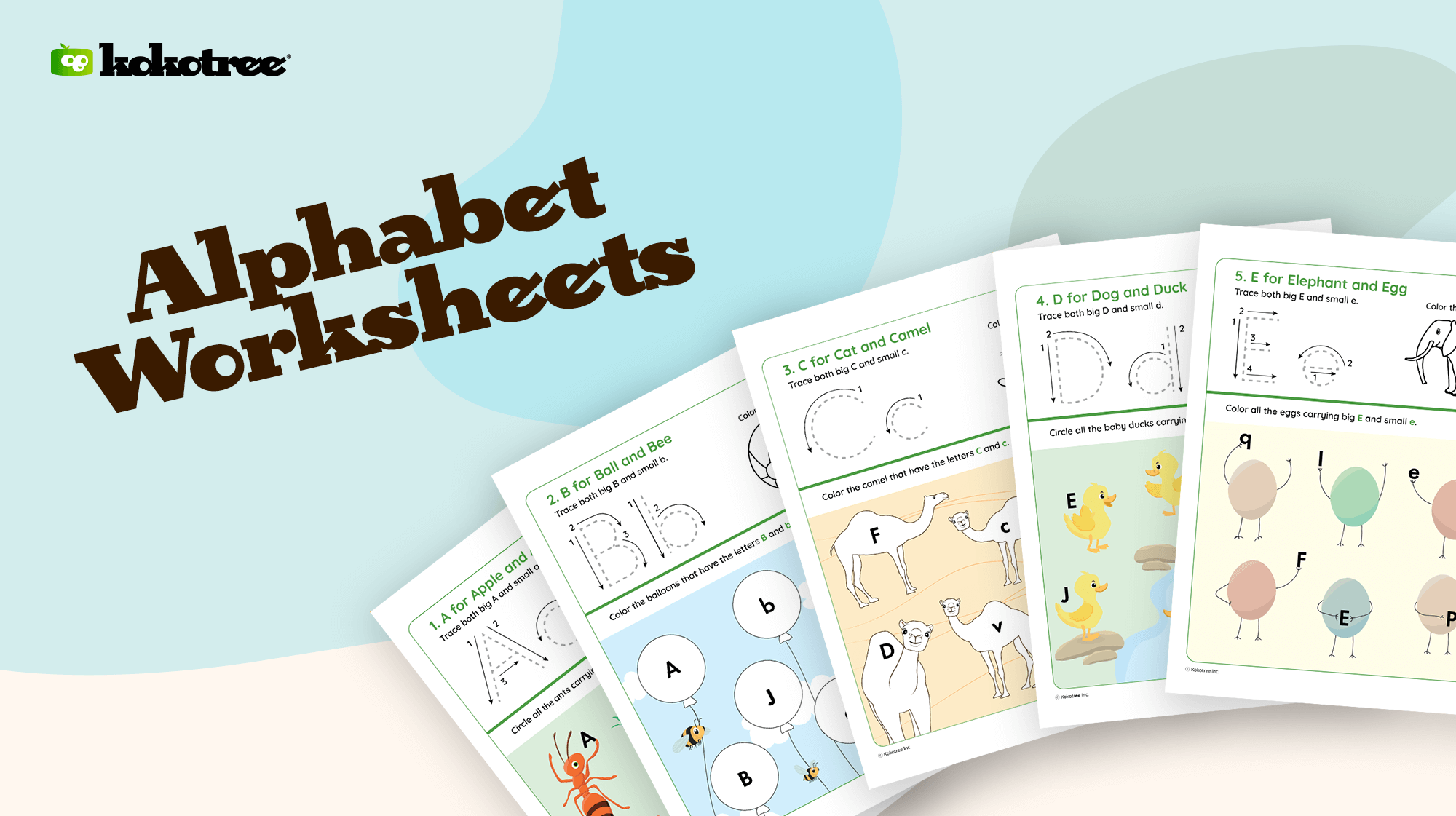 Preschool Alphabet Worksheets Free Download PDF Kokotree