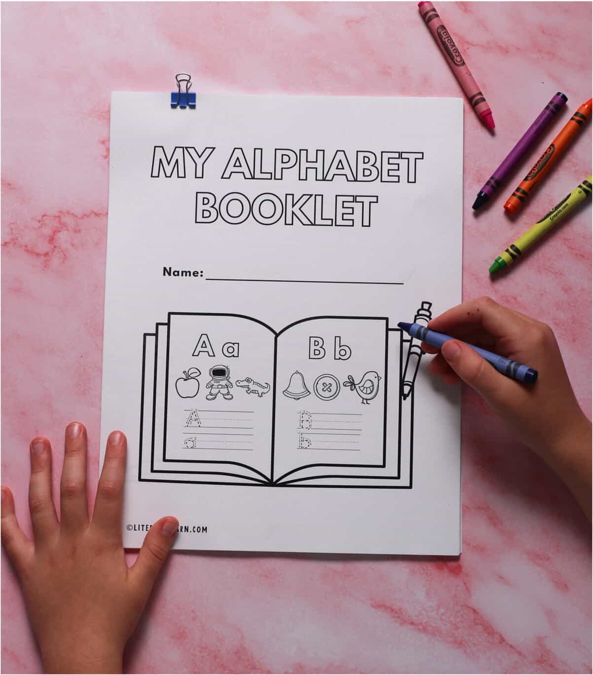 Printable Alphabet Book For Kids Free Download Literacy Learn Printable Alphabet Book For Kids Free Download Literacy Learn