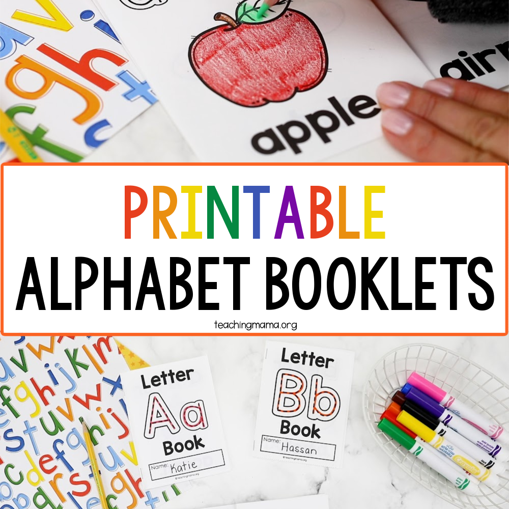 Printable Alphabet Booklets Teaching Mama