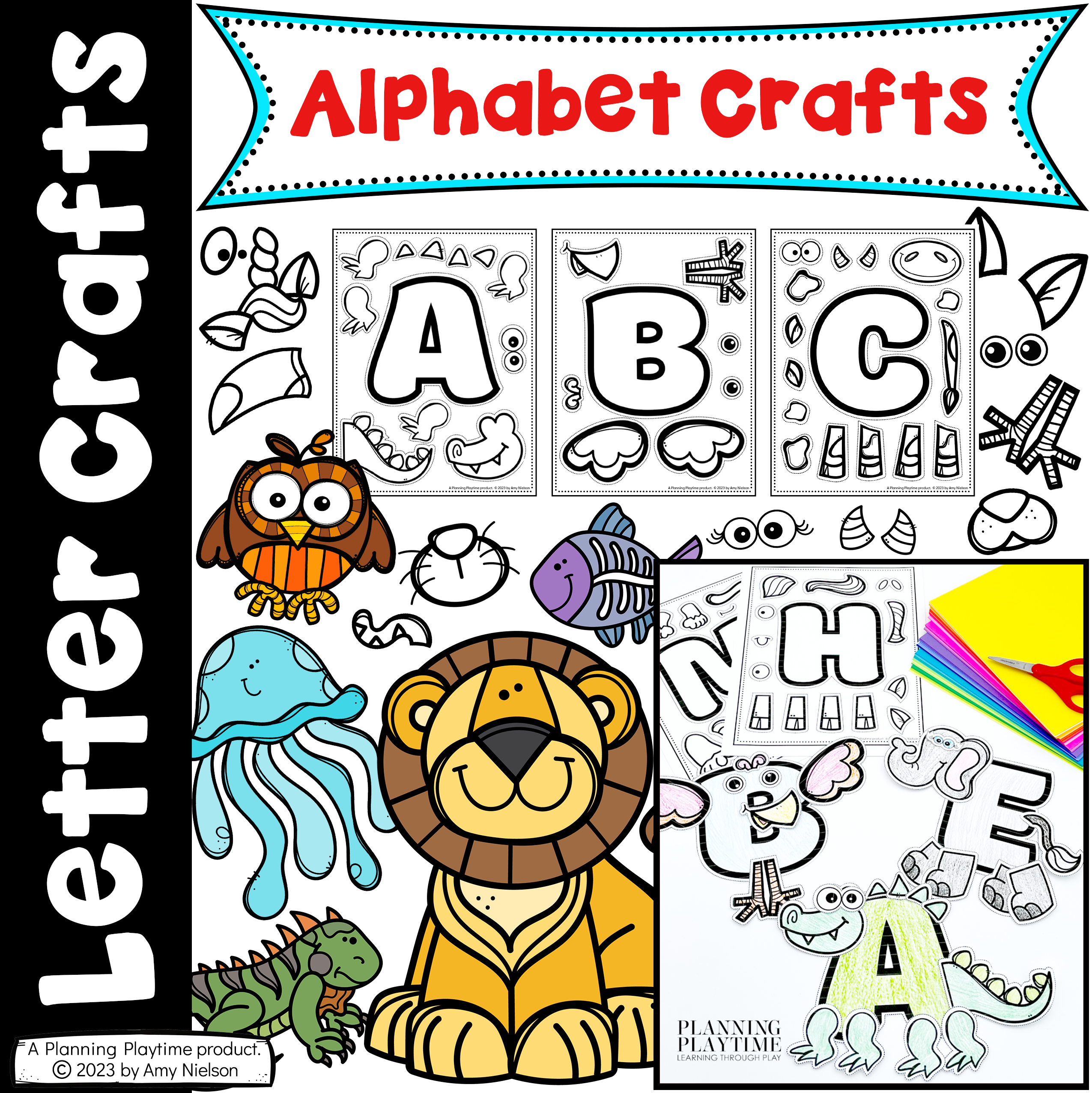 Printable Alphabet Letter Crafts Planning Playtime
