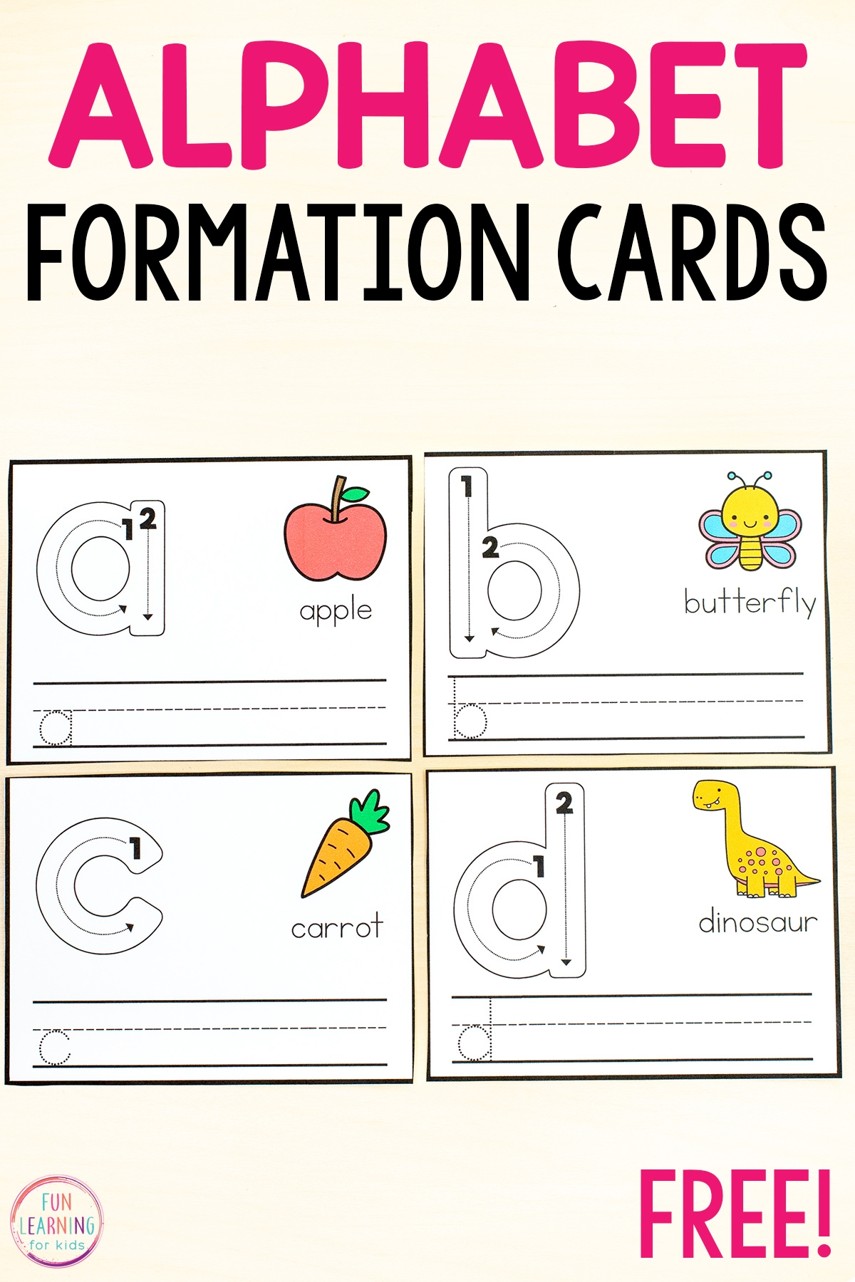 Printable Alphabet Letter Formation Cards For Kids Printable Alphabet Letter Formation Cards For Kids