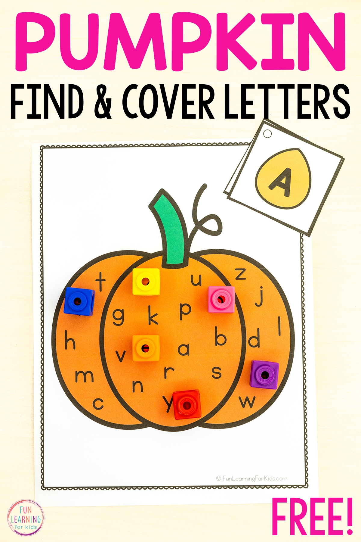 Preschool Activity Pages Printable Pumpkin Alphabet