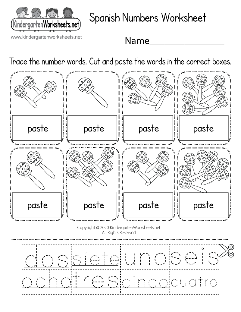Free Printable Free Spanish Alphabet Worksheets