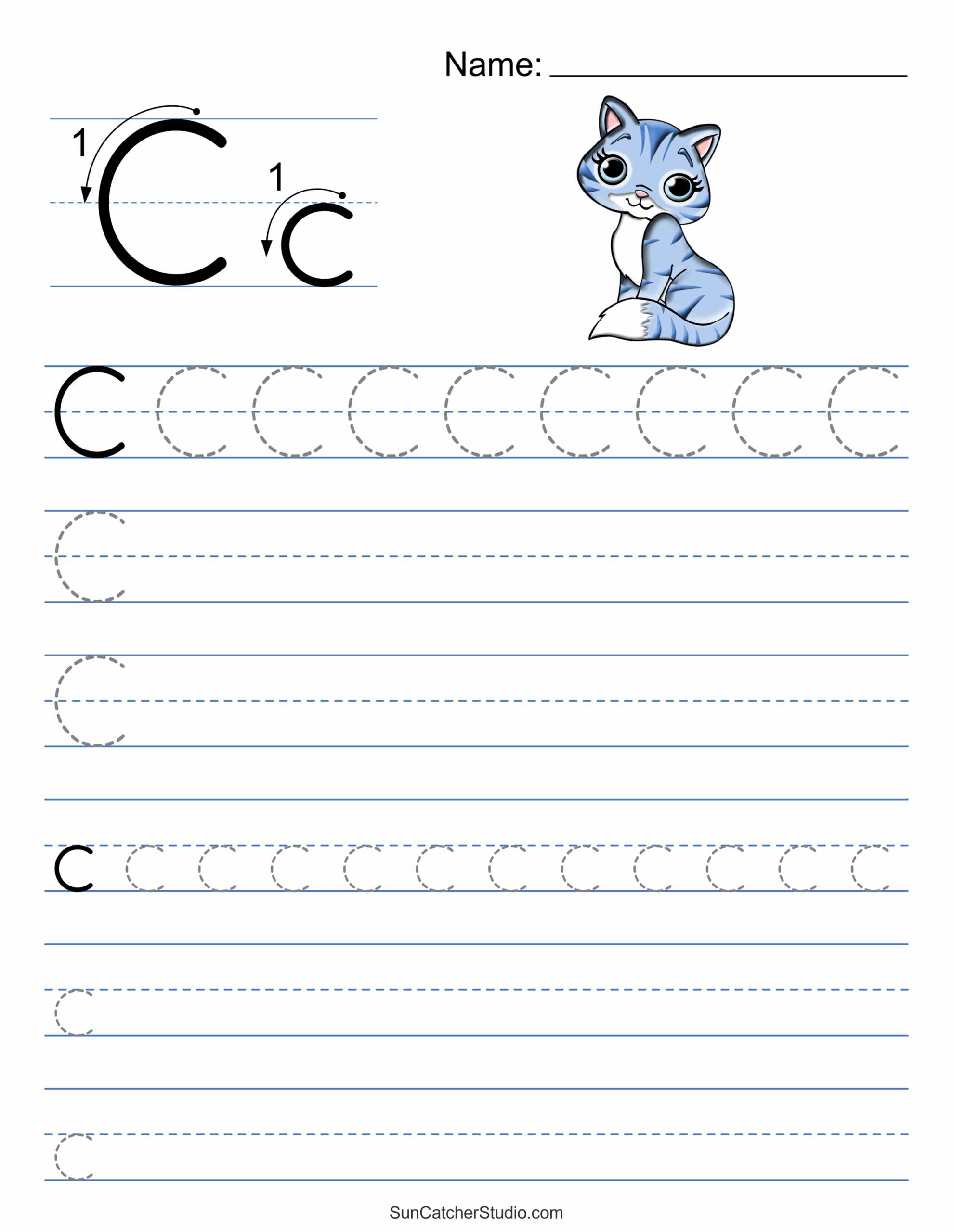 Tracing Alphabet Letters Printable Handwriting Worksheets Free Printables Monograms Design Tools Patterns U0026 DIY Projects